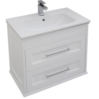 Тумба под раковину Aquanet Бостон 80 209677 подвесная Белый матовый, купить, цена, заказать, магазин, доставка, скидка, промокод, купить, цена, заказать, магазин, доставка, скидка, промокод