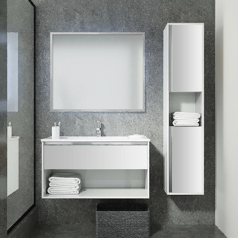 Шкаф пенал SanVit Контур 32 pkonturw подвесной Белый глянцевый, купить, цена, заказать, магазин, доставка, скидка, промокод, купить, цена, заказать, магазин, доставка, скидка, промокод