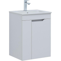 Тумба под раковину Aquanet Практика 50 330451 подвесная Белая матовая, купить, цена, заказать, магазин, доставка, скидка, промокод, купить, цена, заказать, магазин, доставка, скидка, промокод