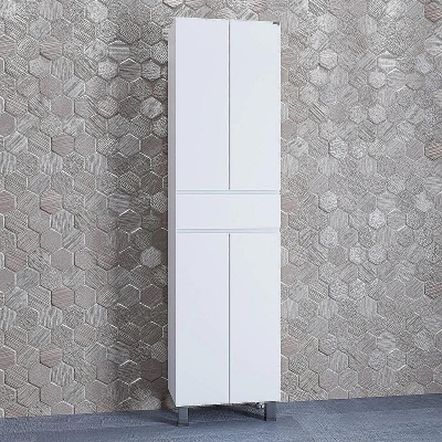 Шкаф пенал СанТа Марс 50 Белый