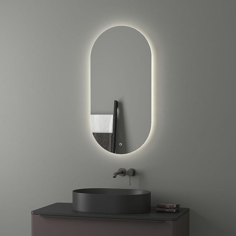 Зеркало Evoform Ledshine 100x50 BY 2687 с подсветкой 21.5 W - сенсорный выключатель - нейтральный белый свет, купить, цена, заказать, магазин, доставка, скидка, промокод, купить, цена, заказать, магазин, доставка, скидка, промокод