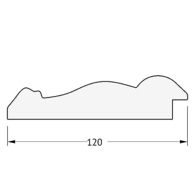 Зеркало Evoform Octagon 63х63 BY 3670 в багетной раме - Состаренное серебро с орнаментом 120
