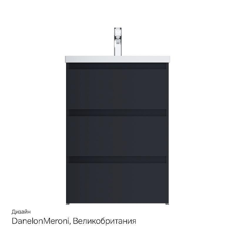 Тумба под раковину AM.PM Gem S 60 M91FSX0602GM Графит матовый, купить, цена, заказать, магазин, доставка, скидка, промокод, купить, цена, заказать, магазин, доставка, скидка, промокод