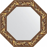 Зеркало Evoform Octagon 69х69 BY 3830 в багетной раме - Византия золото 99, купить, цена, заказать, магазин, доставка, скидка, промокод, купить, цена, заказать, магазин, доставка, скидка, промокод