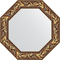 Зеркало Evoform Octagon 69х69 BY 3830 в багетной раме - Византия золото 99, купить, цена, заказать, магазин, доставка, скидка, промокод, купить, цена, заказать, магазин, доставка, скидка, промокод