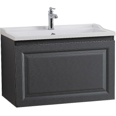 Тумба под раковину Cezares Giubileo 80 GIUBILEO-N-80-1C-SO-TIT-P подвесная Титан