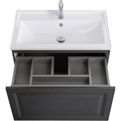 Тумба под раковину Cezares Giubileo 80 GIUBILEO-N-80-1C-SO-TIT-P подвесная Титан