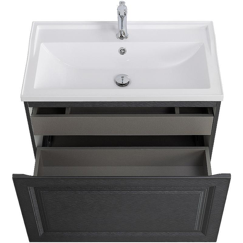 Тумба под раковину Cezares Giubileo 80 GIUBILEO-N-80-1C-SO-TIT-P подвесная Титан, купить, цена, заказать, магазин, доставка, скидка, промокод, купить, цена, заказать, магазин, доставка, скидка, промокод