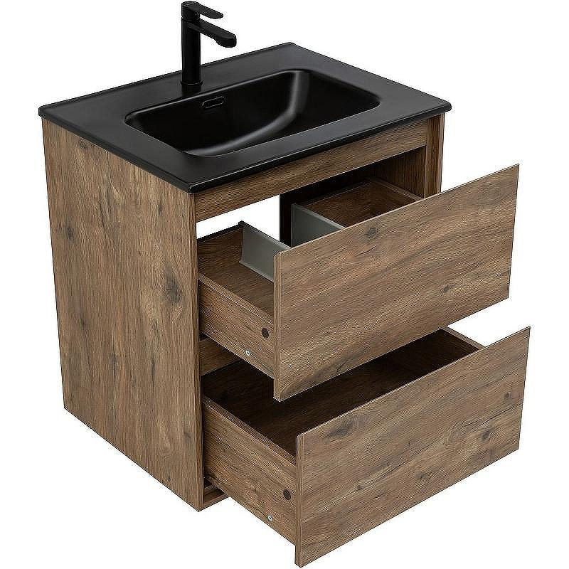 Тумба под раковину Aquanet Милан 60 336377 подвесная Дуб рустикальный, купить, цена, заказать, магазин, доставка, скидка, промокод, купить, цена, заказать, магазин, доставка, скидка, промокод