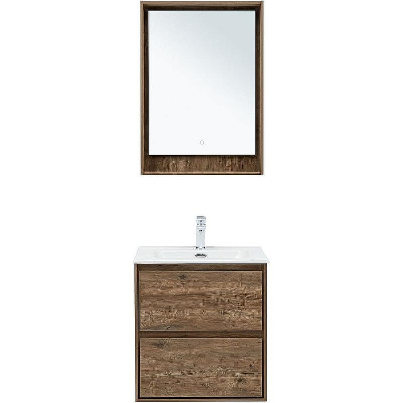 Тумба под раковину Aquanet Милан 60 336377 подвесная Дуб рустикальный, купить, цена, заказать, магазин, доставка, скидка, промокод, купить, цена, заказать, магазин, доставка, скидка, промокод