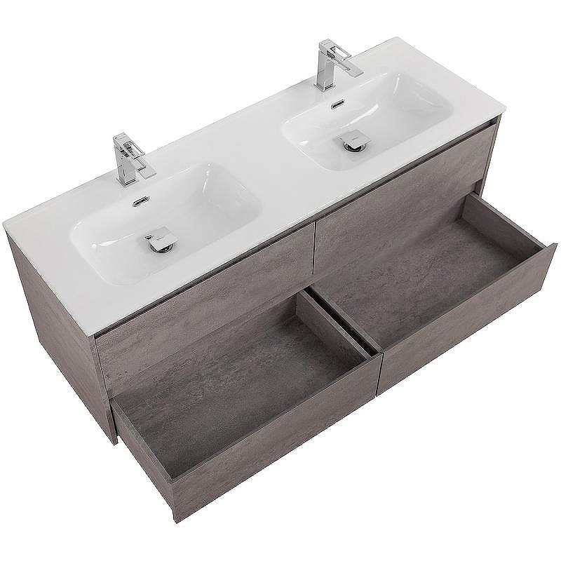 Тумба под раковину BelBagno Kraft 140 KRAFT-1400-4C-SO-2-CG подвесная Cemento Grigio, купить, цена, заказать, магазин, доставка, скидка, промокод, купить, цена, заказать, магазин, доставка, скидка, промокод