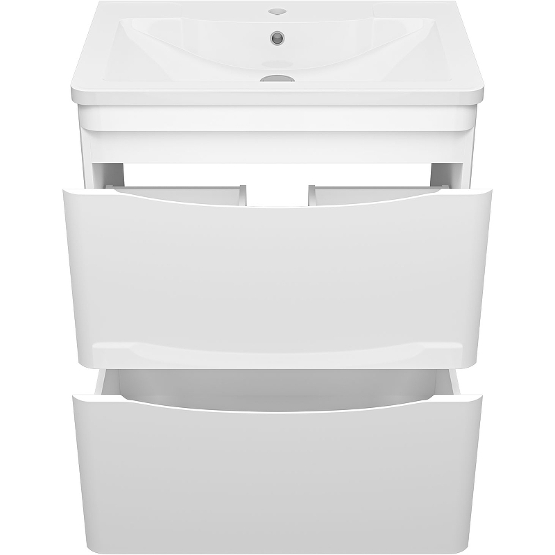 Тумба с раковиной Misty Атлантик 70 УТ000012600 Белая, купить, цена, заказать, магазин, доставка, скидка, промокод, купить, цена, заказать, магазин, доставка, скидка, промокод