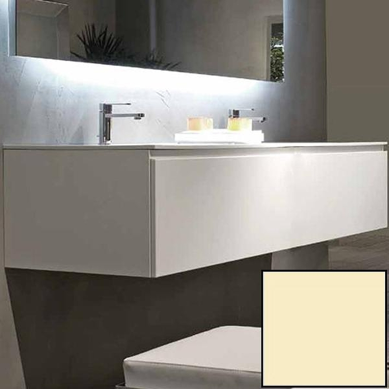 Тумба с раковиной SanVit Флай 100 kfly2100 в цвете Ral подвесная Желтый глянец, купить, цена, заказать, магазин, доставка, скидка, промокод, купить, цена, заказать, магазин, доставка, скидка, промокод