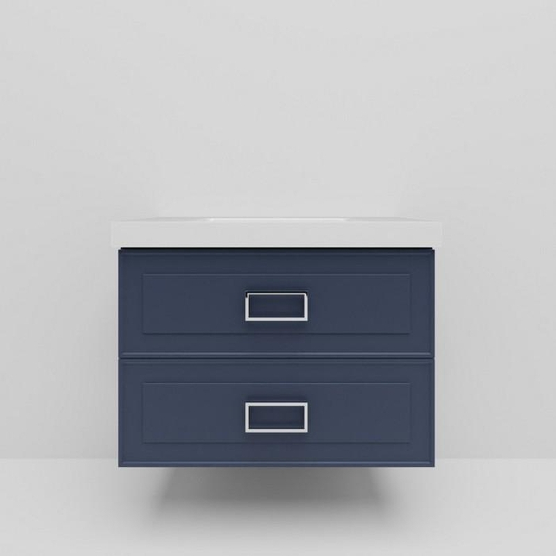 Тумба под раковину La Fenice Cubo Twin 80 FNC-01-CUB-BG-80-2 подвесная Синяя матовая, купить, цена, заказать, магазин, доставка, скидка, промокод, купить, цена, заказать, магазин, доставка, скидка, промокод