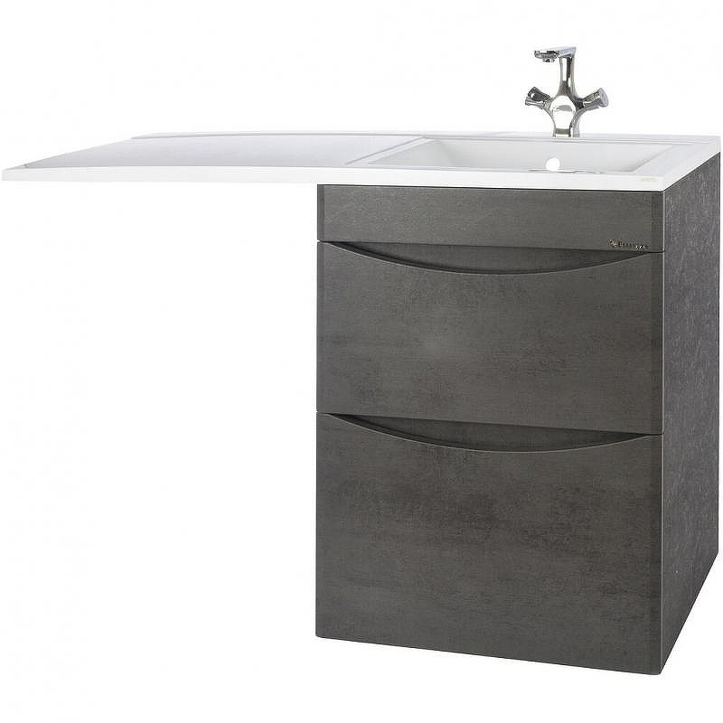Тумба под раковину Bellezza Олиссия 120 4639419110428 Серая, купить, цена, заказать, магазин, доставка, скидка, промокод, купить, цена, заказать, магазин, доставка, скидка, промокод
