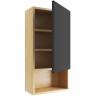 Подвесной шкаф Excellent Tuto 40 R MLEX.0107.400.BLGR Черный Дуб, купить, цена, заказать, магазин, доставка, скидка, промокод, купить, цена, заказать, магазин, доставка, скидка, промокод