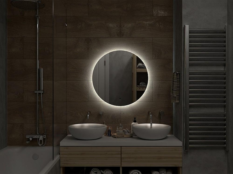 Зеркало Misty Аламак 65 АЛА-02-645-14 с подсветкой с бесконтактным выключателем и подогревом, купить, цена, заказать, магазин, доставка, скидка, промокод, купить, цена, заказать, магазин, доставка, скидка, промокод