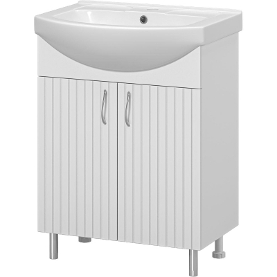 Тумба с раковиной Misty Изео 65 УТ000015761 Белая