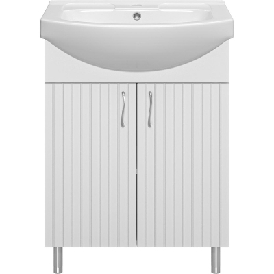 Тумба с раковиной Misty Изео 65 УТ000015761 Белая