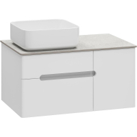 Тумба с раковиной Misty Роял 80 УТ000014961 подвесная Белая матовая, купить, цена, заказать, магазин, доставка, скидка, промокод, купить, цена, заказать, магазин, доставка, скидка, промокод