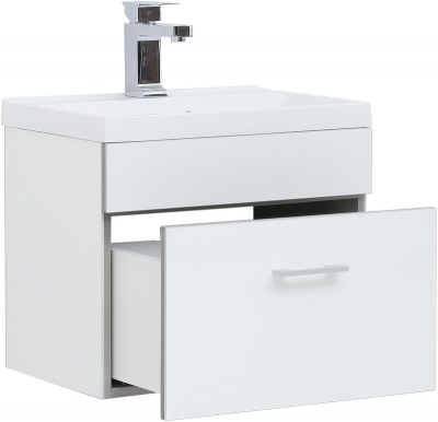 Тумба под раковину Aquanet Верона 50 207765 подвесная Белая
