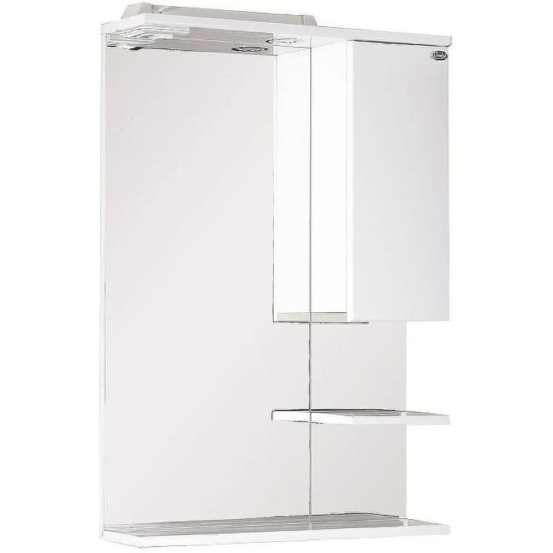 Зеркало со шкафом Onika Элита 60.01 R 206020 с подсветкой Белое, купить, цена, заказать, магазин, доставка, скидка, промокод, купить, цена, заказать, магазин, доставка, скидка, промокод