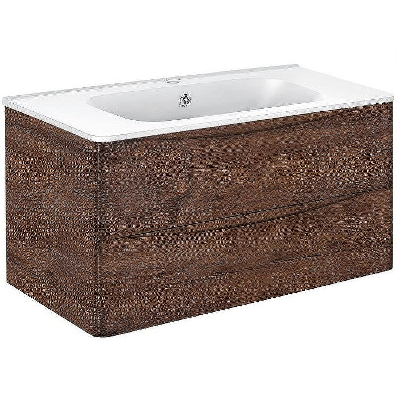 Тумба под раковину Vincea Paola 100 VMC-2P100RW подвесная R.Wood, купить, цена, заказать, магазин, доставка, скидка, промокод, купить, цена, заказать, магазин, доставка, скидка, промокод