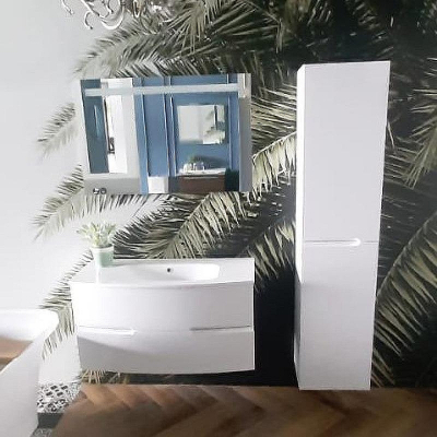 Шкаф пенал Jacob Delafon Nona 40 EB1983RRU-G1C подвесной Белый глянцевый