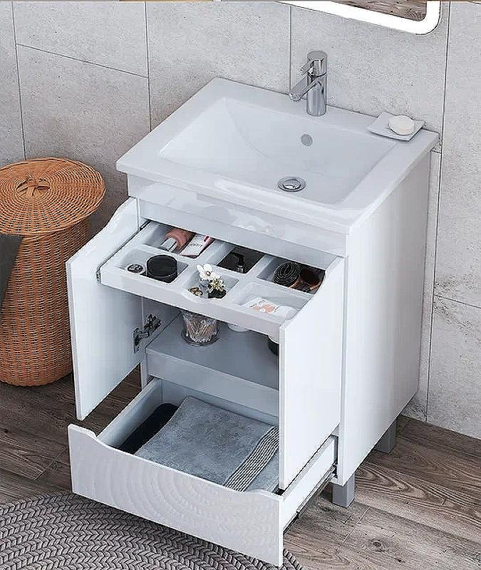 Тумба под раковину Vigo Grani 75 tn.GRI.OSK.75.2D.1Y Белая, купить, цена, заказать, магазин, доставка, скидка, промокод, купить, цена, заказать, магазин, доставка, скидка, промокод