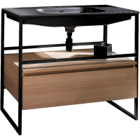 Консоль под раковину Boheme Armadi Art Loft 100 893-100 Черная, купить, цена, заказать, магазин, доставка, скидка, промокод, купить, цена, заказать, магазин, доставка, скидка, промокод