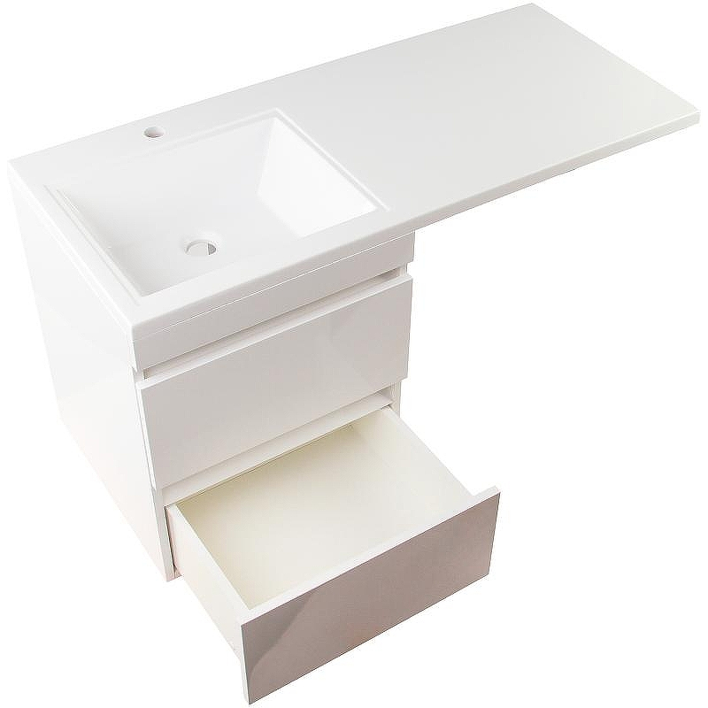 Тумба под раковину Style Line Даллас Люкс Plus 120 СС-00002351 подвесная Белая, купить, цена, заказать, магазин, доставка, скидка, промокод, купить, цена, заказать, магазин, доставка, скидка, промокод