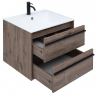 Тумба с раковиной Aquanet Lino 60 271944 подвесная Дуб Веллингтон, купить, цена, заказать, магазин, доставка, скидка, промокод, купить, цена, заказать, магазин, доставка, скидка, промокод