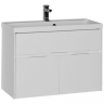 Тумба под раковину Aquanet Латина 90 179449 подвесная Белая, купить, цена, заказать, магазин, доставка, скидка, промокод, купить, цена, заказать, магазин, доставка, скидка, промокод