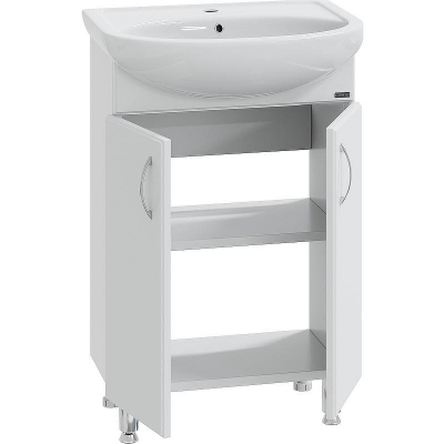 Тумба под раковину СанТа Уют 55 Белая