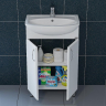 Тумба под раковину СанТа Уют 55 Белая, купить, цена, заказать, магазин, доставка, скидка, промокод, купить, цена, заказать, магазин, доставка, скидка, промокод