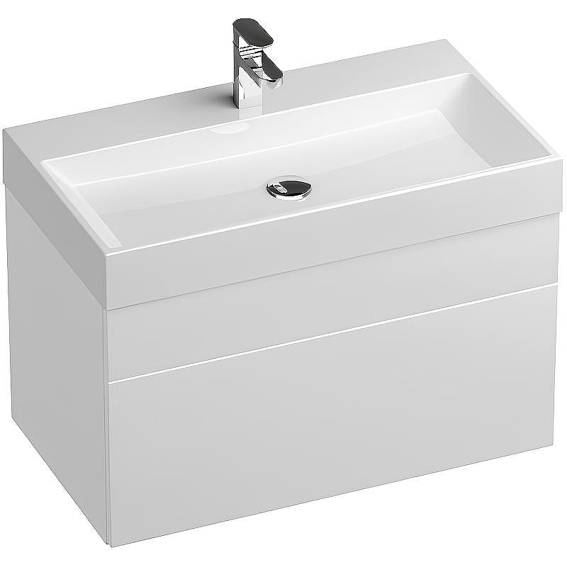 Тумба под раковину Ravak SD Natural 80 X000001052 подвесная Белая глянцевая, купить, цена, заказать, магазин, доставка, скидка, промокод, купить, цена, заказать, магазин, доставка, скидка, промокод