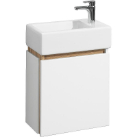 Тумба под раковину Aquaton Эклипс М 45 L 1A172801EK49L подвесная Белый Эбони светлый, купить, цена, заказать, магазин, доставка, скидка, промокод, купить, цена, заказать, магазин, доставка, скидка, промокод