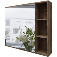 Зеркальный шкаф Grossman Форта 80 2080022 Темный дуб галифакс, купить, цена, заказать, магазин, доставка, скидка, промокод, купить, цена, заказать, магазин, доставка, скидка, промокод