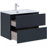 Тумба под раковину Aquanet Алвита New 70 303908 подвесная Антрацит, купить, цена, заказать, магазин, доставка, скидка, промокод, купить, цена, заказать, магазин, доставка, скидка, промокод