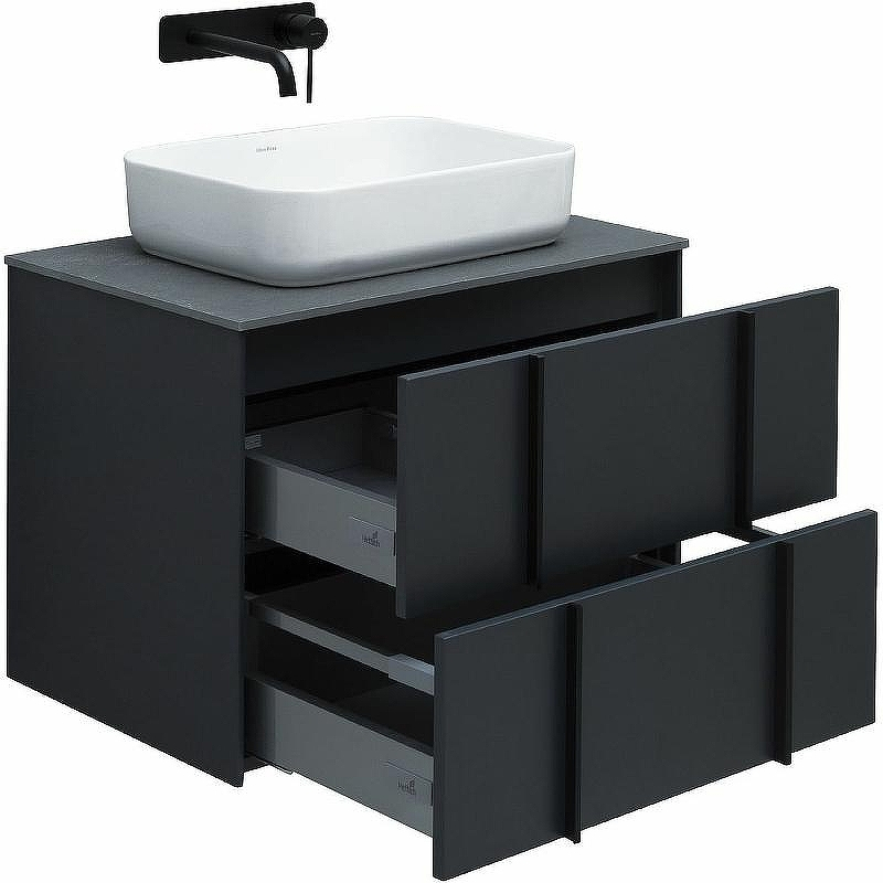 Тумба под раковину Allen Brau Reality 70 1.32004.AM подвесная Антрацит матовый, купить, цена, заказать, магазин, доставка, скидка, промокод, купить, цена, заказать, магазин, доставка, скидка, промокод