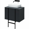 Тумба под раковину Allen Brau Reality 70 1.32004.AM подвесная Антрацит матовый, купить, цена, заказать, магазин, доставка, скидка, промокод, купить, цена, заказать, магазин, доставка, скидка, промокод