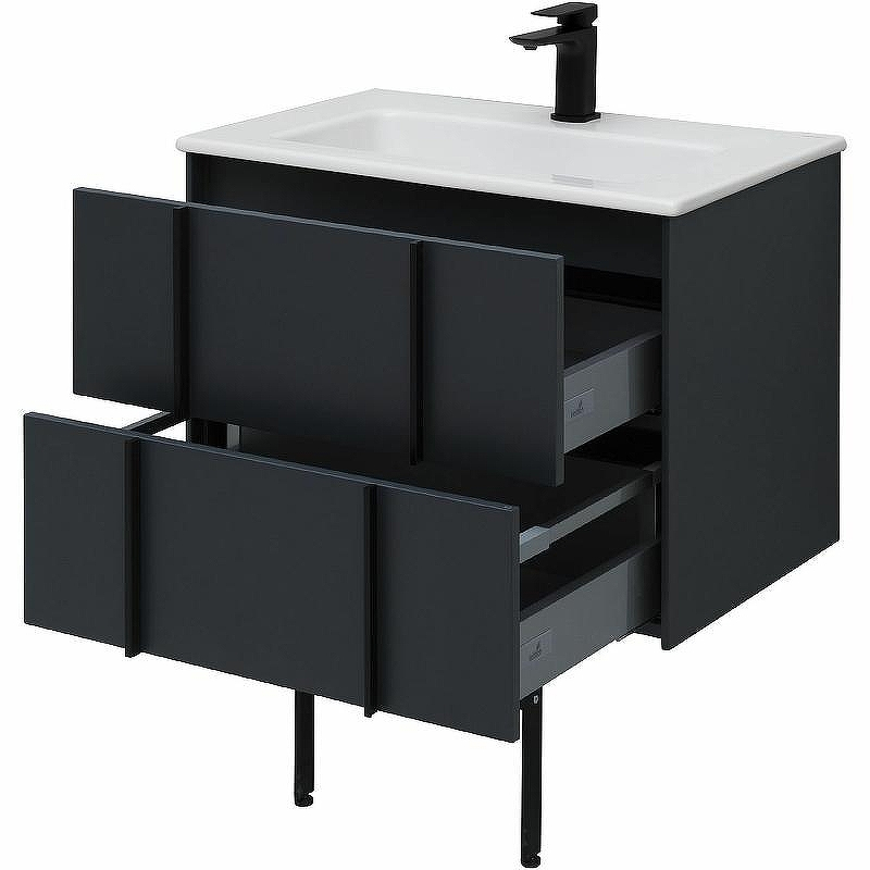 Тумба под раковину Allen Brau Reality 70 1.32004.AM подвесная Антрацит матовый, купить, цена, заказать, магазин, доставка, скидка, промокод, купить, цена, заказать, магазин, доставка, скидка, промокод