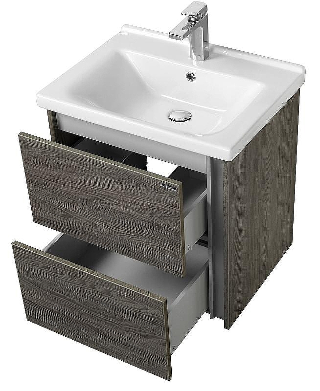 Тумба под раковину Aquaton Стоун 60 1A231401SXC80 подвесная Грецкий орех, купить, цена, заказать, магазин, доставка, скидка, промокод, купить, цена, заказать, магазин, доставка, скидка, промокод