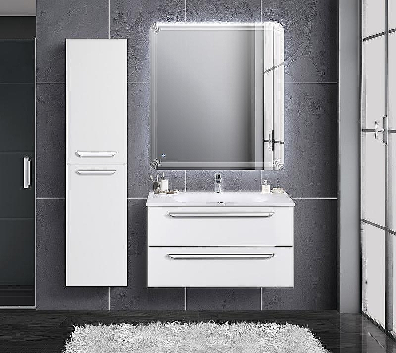 Шкаф пенал Cezares Eco 40 ECO-1500-2A-SC-BL подвесной Bianco Lucido, купить, цена, заказать, магазин, доставка, скидка, промокод, купить, цена, заказать, магазин, доставка, скидка, промокод