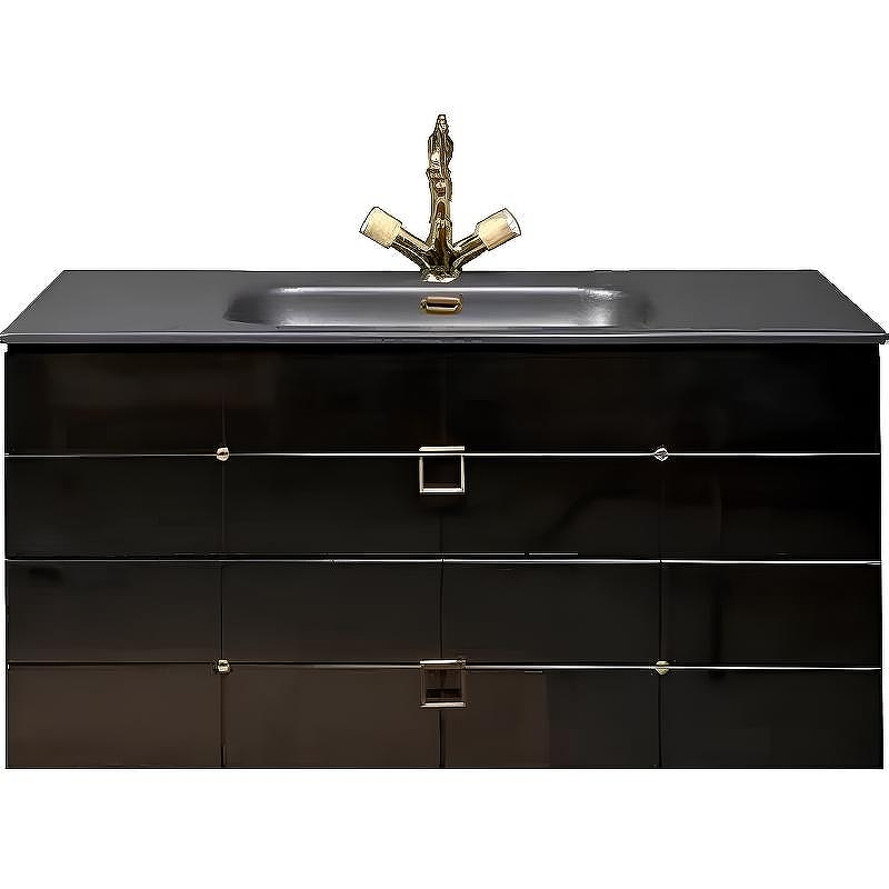 Тумба под раковину Boheme Armadi Art Vallessi Avangarde Piazza 80 841-080-BG подвесная Черная Золото, купить, цена, заказать, магазин, доставка, скидка, промокод, купить, цена, заказать, магазин, доставка, скидка, промокод