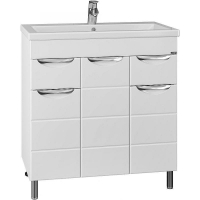 Тумба под раковину СанТа Родос 80 206015 Белая, купить, цена, заказать, магазин, доставка, скидка, промокод, купить, цена, заказать, магазин, доставка, скидка, промокод