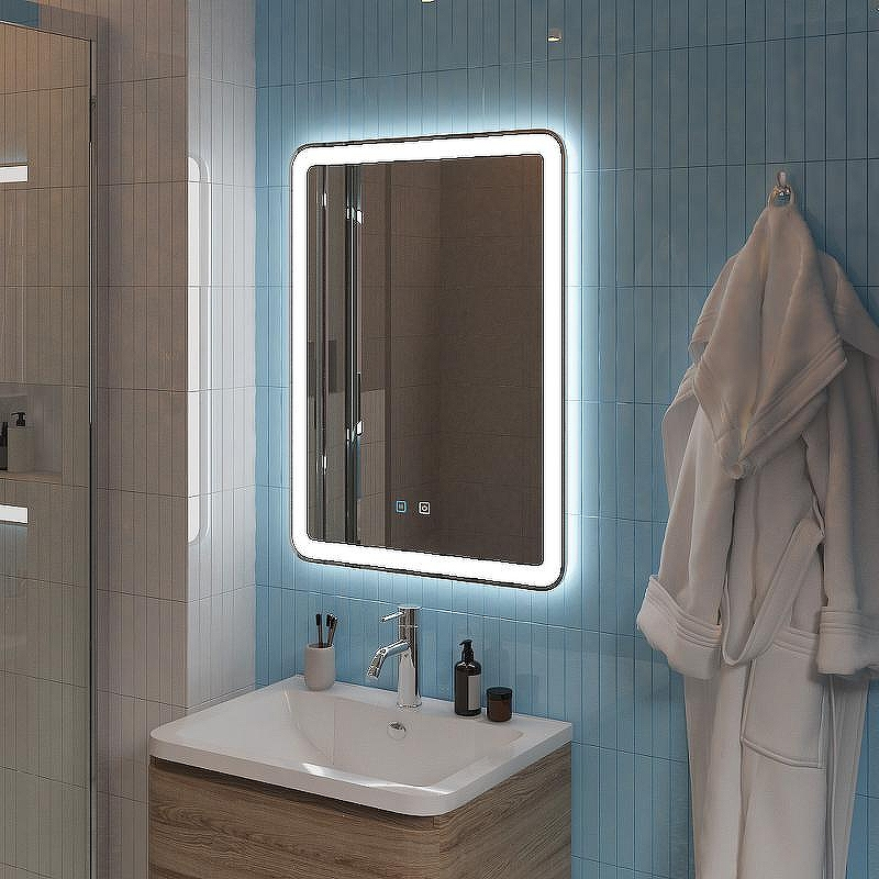 Зеркало BelBagno Marino 60 SPC-MAR-600-800-LED-TCH-SND с подсветкой с голосовым управлением и подогревом, купить, цена, заказать, магазин, доставка, скидка, промокод, купить, цена, заказать, магазин, доставка, скидка, промокод