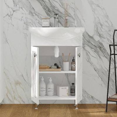 Тумба под раковину Volna Milena 55.2D tnMILENA55.2D-01 Белая