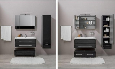 Зеркальный шкаф Aquanet Верона 100 175383 Белый