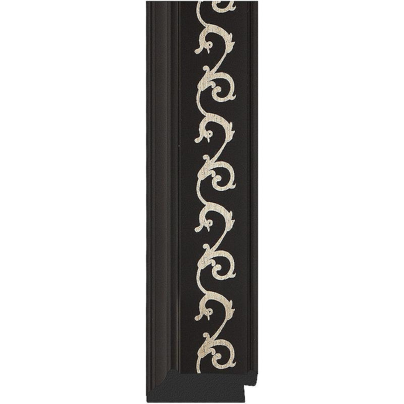 Зеркало Evoform Exclusive-G 154х65 BY 4139 с гравировкой в багетной раме - Черный ардеко 81, купить, цена, заказать, магазин, доставка, скидка, промокод, купить, цена, заказать, магазин, доставка, скидка, промокод